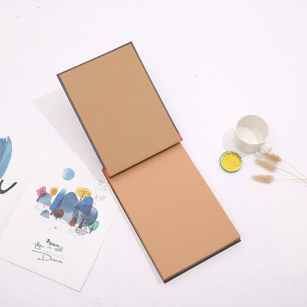 Diy Scrapbook Adventure Album Retro Kraft Paper Photo Book With String Binding Albums & Refills