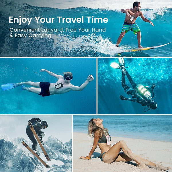 Green Floating Waterproof Phone Pouch Secure And Durable Cases Covers & Skins