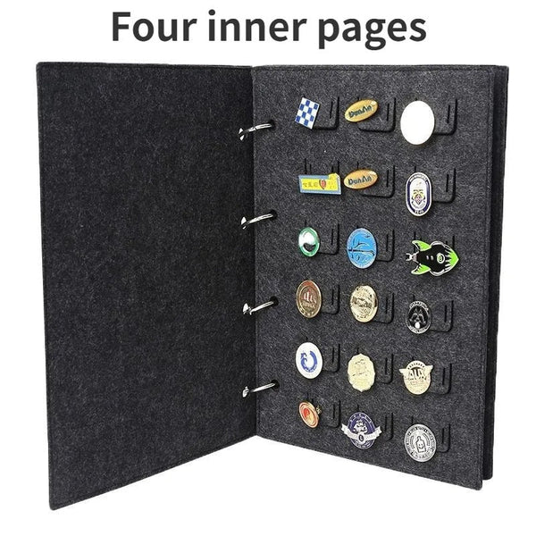 Veile Studios Felt Jewelry Display Book For Pin And Brooch Storage Compact Portable Organizer Jewellery Holders & Organisers
