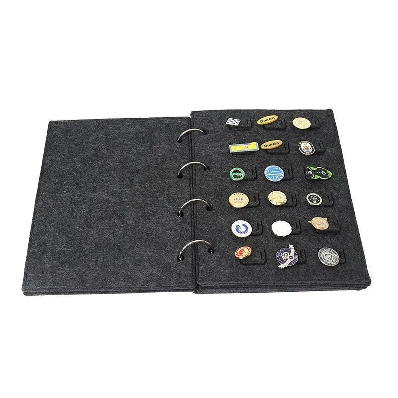Veile Studios Felt Jewelry Display Book For Pin And Brooch Storage Compact Portable Organizer Jewellery Holders & Organisers