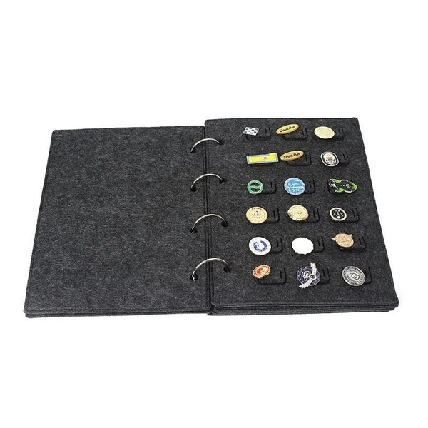 Veile Studios Felt Jewelry Display Book For Pin And Brooch Storage Compact Portable Organizer Jewellery Holders & Organisers
