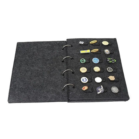 Veile Studios Felt Jewelry Display Book For Pin And Brooch Storage Compact Portable Organizer Jewellery Holders & Organisers