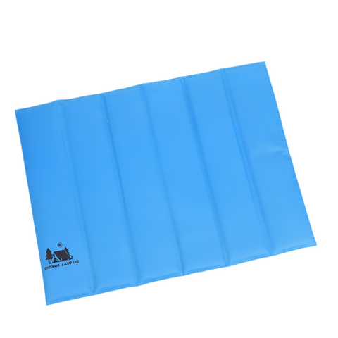 Blue Outdoor Folding Seat Cushion 42Cm X 32Cm For Camping And Hiking Seat & Posture Cushions