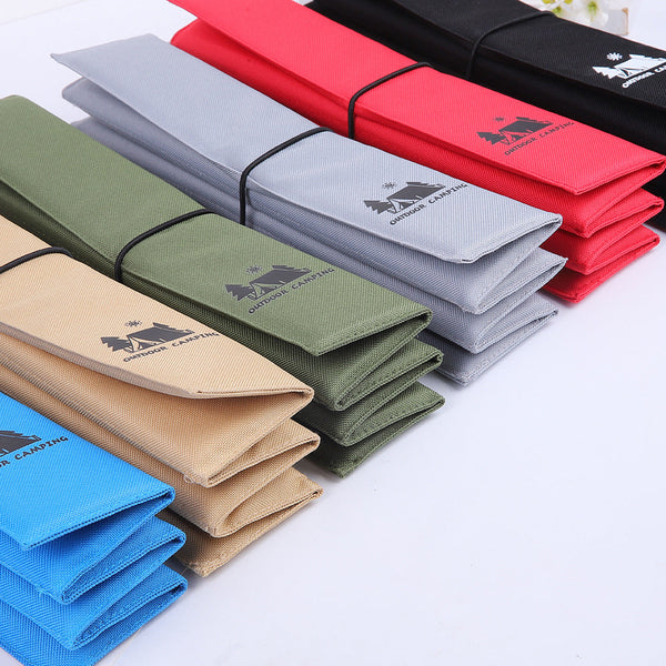 Elosung Beige Portable Outdoor Folding Seat Cushion 42Cm X 32Cm For Camping And Hiking Camping Furniture