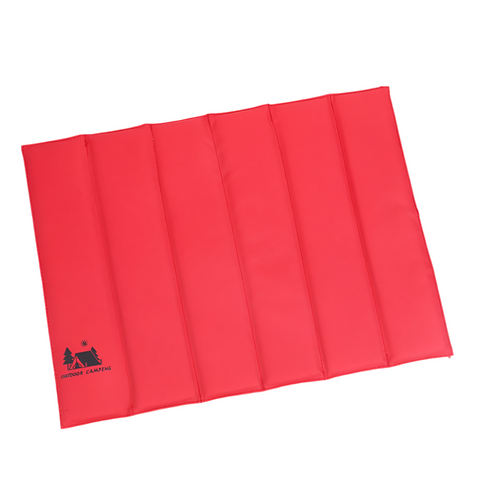 Elosung Red Outdoor Folding Seat Cushion 42Cm X 32Cm For Camping And Hiking Camping Chairs