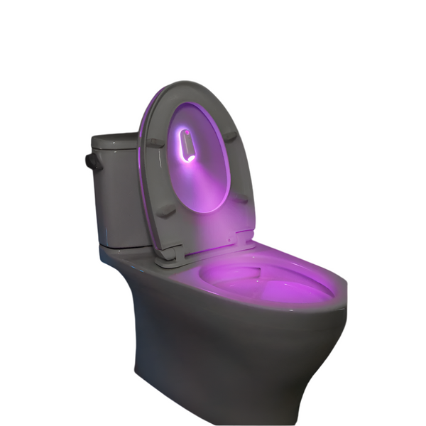 Led Motion Sensor Toilet Night Light 8 Color Glow With Modern Design Night Lights