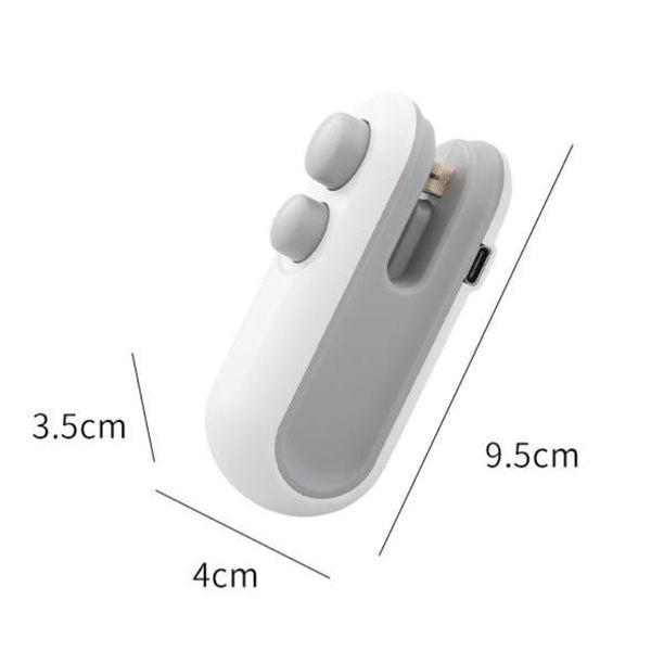 Elosung 4 Pcs White Magnetic Sealing Machine With Easy To Carry Compact Design Sealers & Sealing Machines