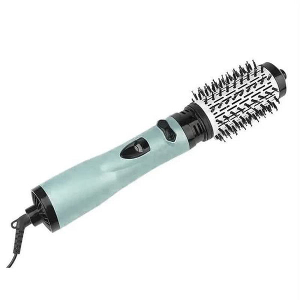 Elosung Light Blue Automatic Large Wave Curling Iron | 2 In 1 Volumizing Hot Air Brush & Styling Comb Straightening & Curling Irons