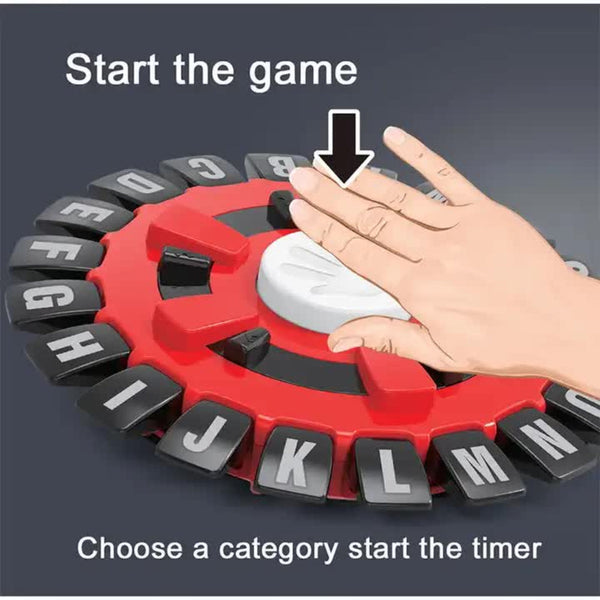 Elosung 2 Pcs Red Words Game | Fun & Interactive Letter Board Family Educational Challenge For Kids Adults Board Games