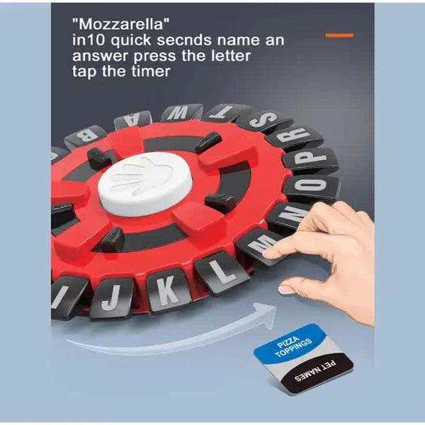 2 Pcs White Tapple Words Game | Fun & Interactive Letter Board Family Educational Challenge For Kids Adults Board Games