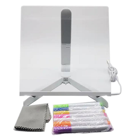 Elosung 5.9' X 0.11' Erasable Diy Kids Drawing Board Glow In The Dark Writing Reusable Chalkboard For Art & Learning Creative Handicraft Toy Drawing B