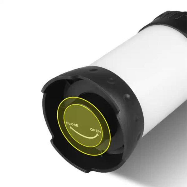 Elosung Black Classic Multi Function Camping Light Portable Dual Source Outdoor Lantern Car For Hiking & Emergencies Lanterns