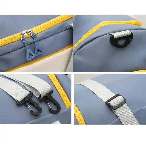 Elosung Green Large Capacity Gym Bag With Wet And Dry Separation Multifunctional Travel Sports Swimming For Men Women Gym Bags