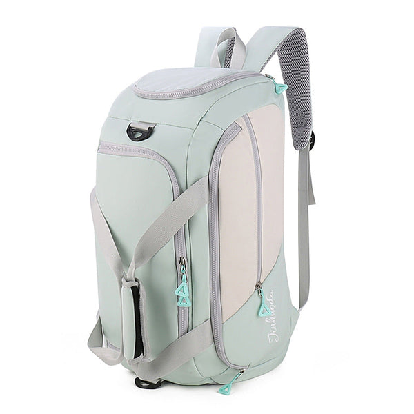 Elosung Light Green Large Capacity Travel Backpack Multi Function Carry On Bag For Clothes Luggage Storage And Business Trips Overnight Bags