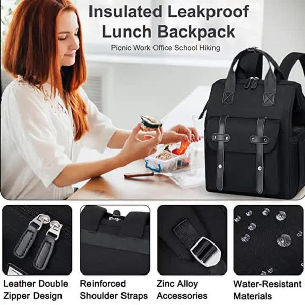Elosung Purple Fashionable Multi Function Mommy Bag Large Capacity Diaper Tote And Backpack For Moms Ideal Travel Everyday Use Women Backpacks