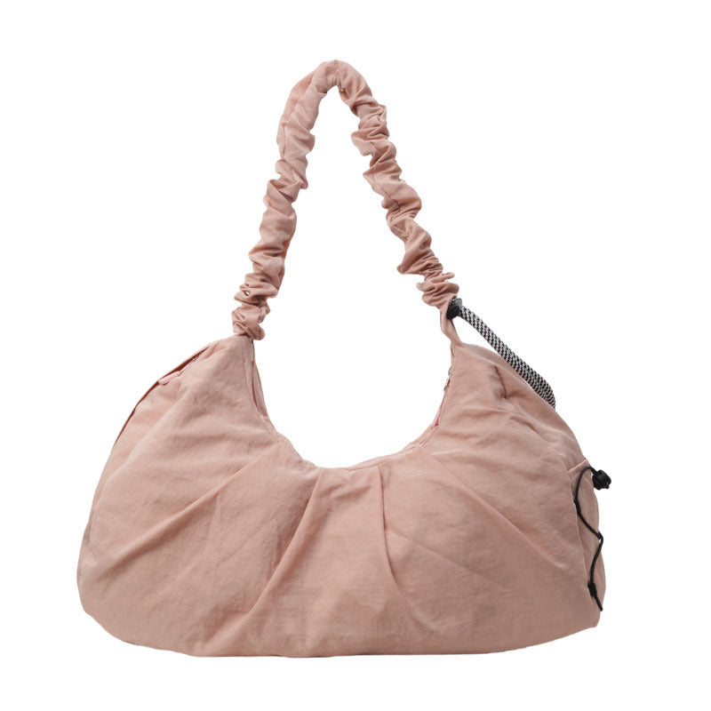 Elosung Pink Fashionable Lightweight Shoulder Bag Compact Fitness Yoga Sports For Women Casual Training Women's Bags & Handbags