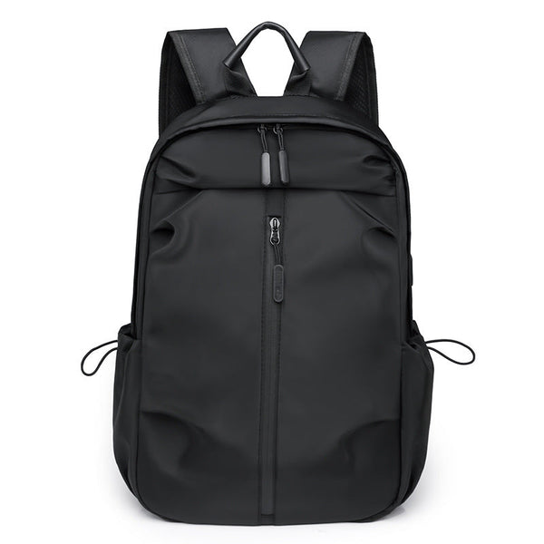 Black Casual Korean Style Backpack Versatile Laptop Bag For Students Business And Travel Fashionable Practical Laptop Cases & Bags