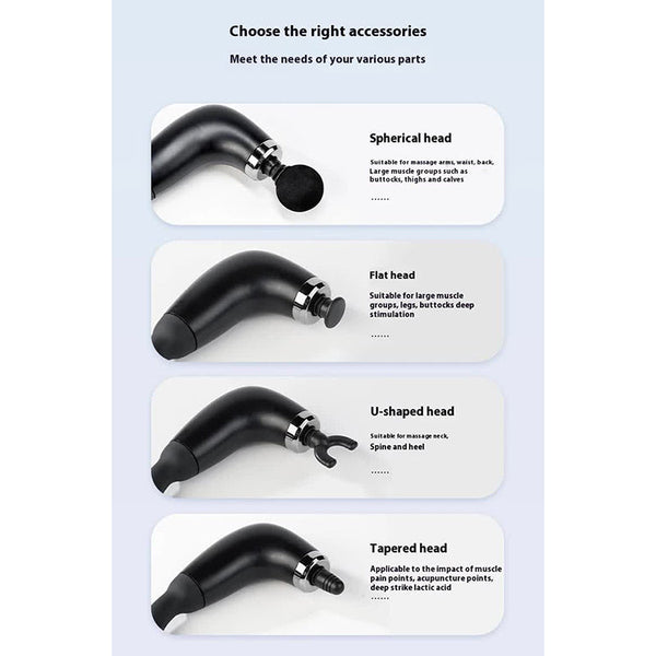 Elosung Black Electric Elbow Fascia Gun For Body/Head Relief Portable Silent Fatigue Reliever Hot Selling Massager Massagers