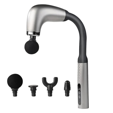 Elosung Silver Electric Elbow Fascia Gun For Body/Head Relief Portable Silent Fatigue Reliever Hot Selling Massager Massagers