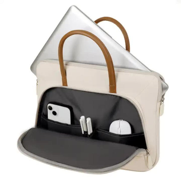 Elosung 1 Sets Of Grey Simple & Stylish Laptop Bag Elegant Notebook Carrier For Students Professionals Gift Purposes Laptop Cases & Bags