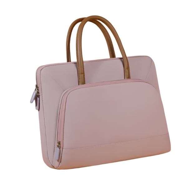 Elosung Pink Simple & Stylish Laptop Bag Elegant Notebook Carrier For Students Professionals And Gift Purposes Laptop Cases & Bags