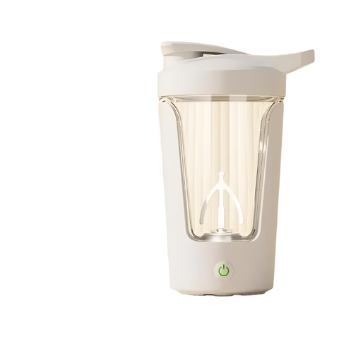 Elosung White Usb Rechargeable Automatic Stirring Cup Leak Proof Temperature Resistant And Shockproof Electric Coffee Protein Mixer Other Kitchen Gadg