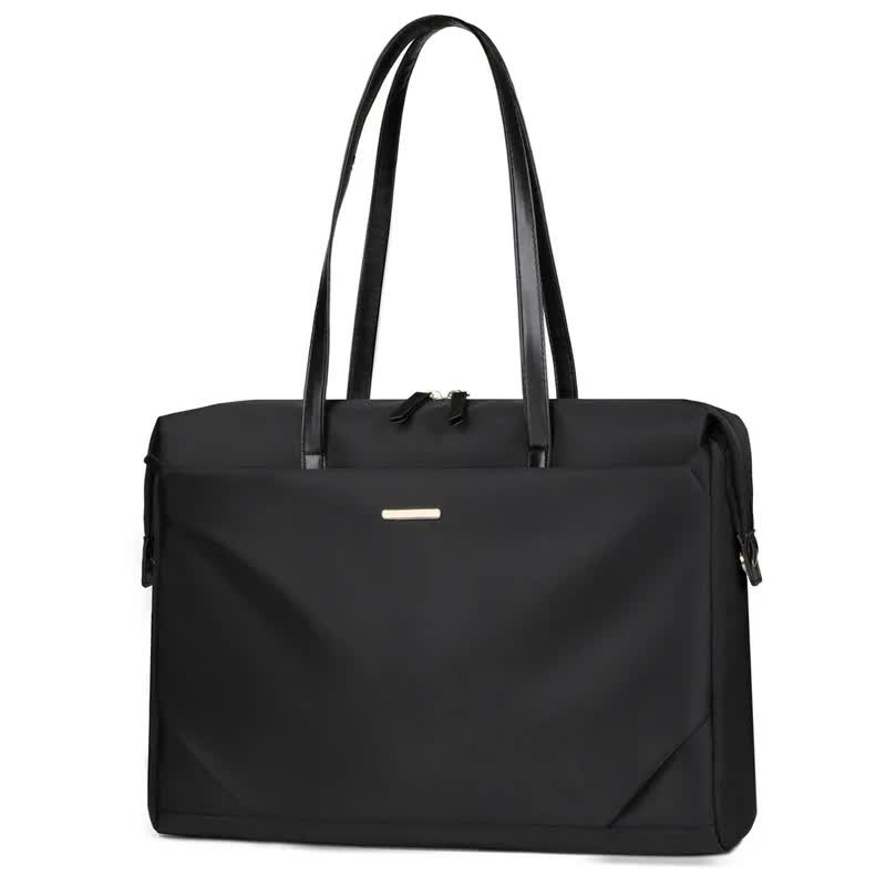 Elosung Black Women's Work Tote Bag New Fashionable Laptop Large Capacity Business Briefcase Commute & Office Women's Bags & Handbags