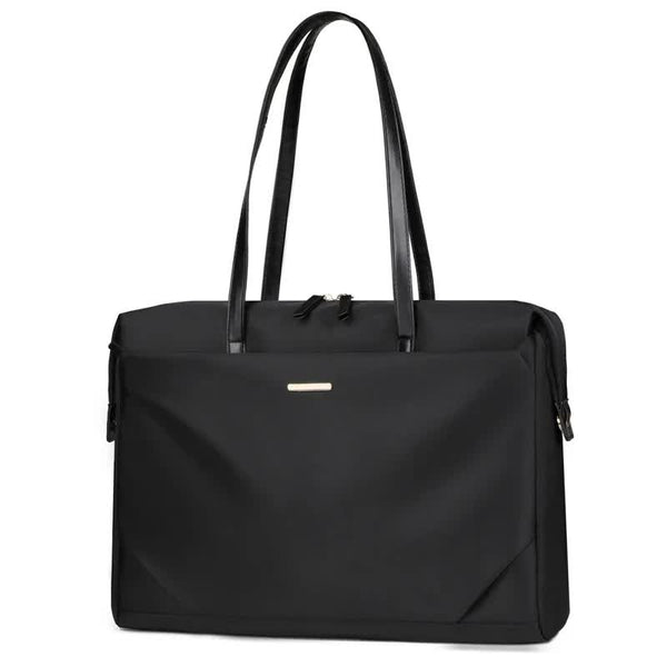 Elosung Black Women's Work Tote Bag New Fashionable Laptop Large Capacity Business Briefcase Commute & Office Women's Bags & Handbags