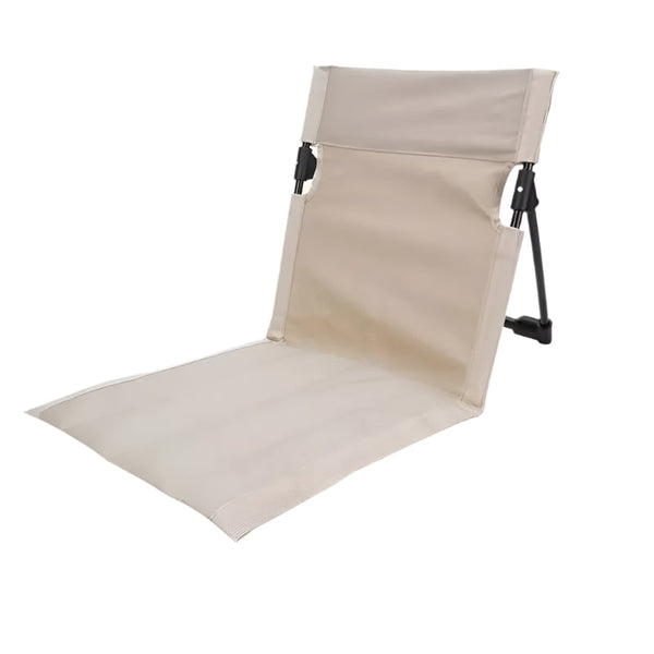 White Outdoor Folding Lawn Chair With Backrest Lightweight Portable Camping Beach & Park Recliner Easy To Carry For Relaxing Outdoors Patio Chairs