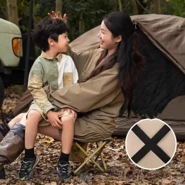 Elosung 33 X 32Cm White Outdoor Folding Stool Lightweight Portable Chair Picnic Fishing Camping Seat And Collapsible Bench For Activities Camping Chai