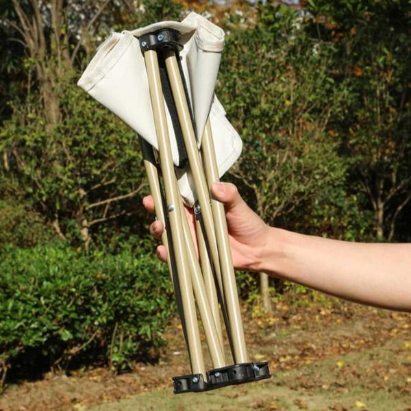 Elosung 33*32Cm Black Outdoor Folding Stool Lightweight Portable Picnic Chair Fishing Camping Seat And Collapsible Bench For Activities Camping Chairs