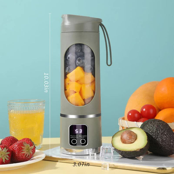 Elosung Green Portable Rechargeable Juicer Cup New Model Multifunctional Small Blender For Students And Home Use Juicers