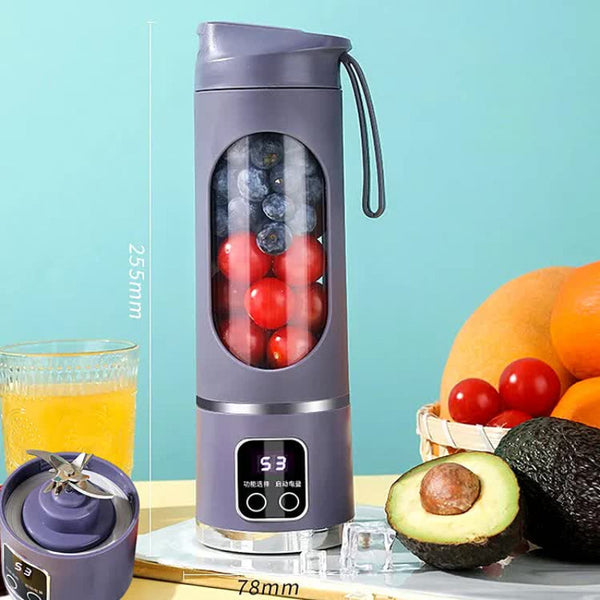 Elosung Purple Portable Rechargeable Juicer Cup New Model Multifunctional Small Blender For Students And Home Use Air & Water Flossers