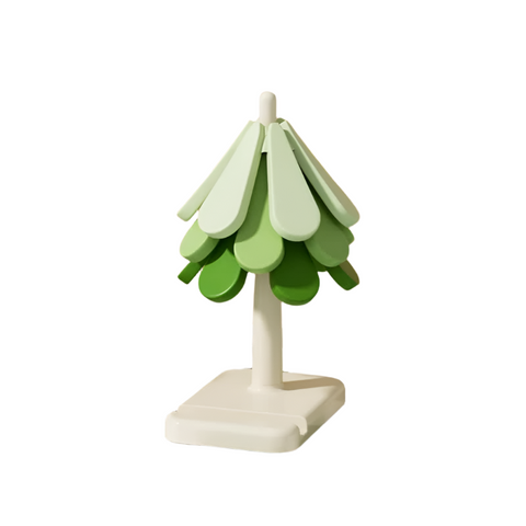 Elosung Square Base Green High Temperature Resistant Table Mat Household Teacup Anti Scalding Foldable Insulation Pot Shelf Christmas Tree Shape Place