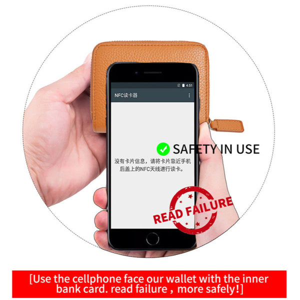 Elosung Green Genuine Leather Women's Wallet Short Accordion Card Holder With Rfid Protection Zippered Coin Purse In Cowhide Japanese Style Wallets