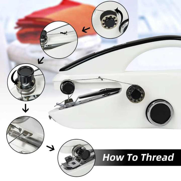 Elosung Handheld Mini Sewing Machine Portable Multi Functional Electric With Dual Speed Adjustment For Home Use Sewing Machines