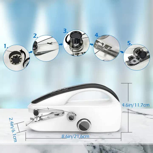 Elosung Handheld Mini Sewing Machine Portable Multi Functional Electric With Dual Speed Adjustment For Home Use Sewing Machines