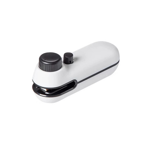 Elosung White Portable Mini Food Vacuum Sealer Convenient Household Snack Bag Sealing Machine Vacuum Sealers