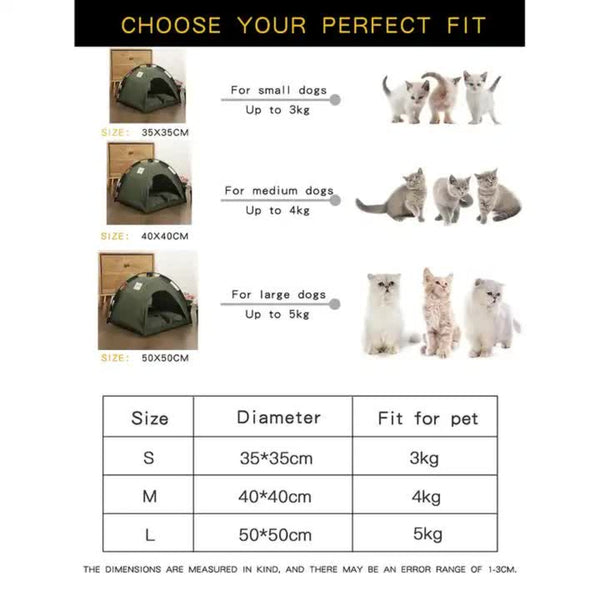 Elosung M Pewter Gray Foldable Breathable Summer Pet Tent With Cooling Mat Portable Outdoor And Indoor Shelter Pet Beds