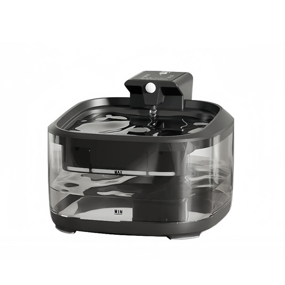 Elosung Black 4.5L Rechargeable Pet Water Fountain For Cats And Dogs Automatic Circulating Dispenser With Large Capacity Dog Fountains