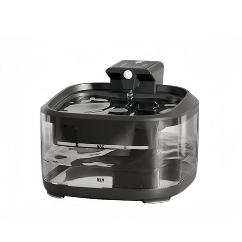 Elosung Black 4.5L Rechargeable Pet Water Fountain For Cats And Dogs Automatic Circulating Dispenser With Large Capacity Dog Fountains