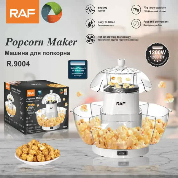 Elosung Hot Air Popcorn Maker Automatic Electric Machine Home Diy Popcorn Makers