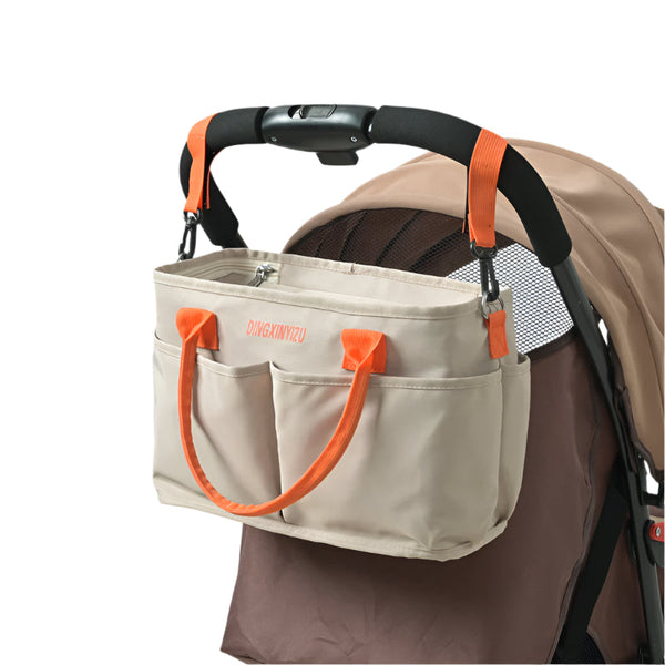 Elosung Khaki Multi Function Diaper Bag With Insulated Lining Large Capacity Mommy Shoulder & Crossbody Women's Bags & Handbags