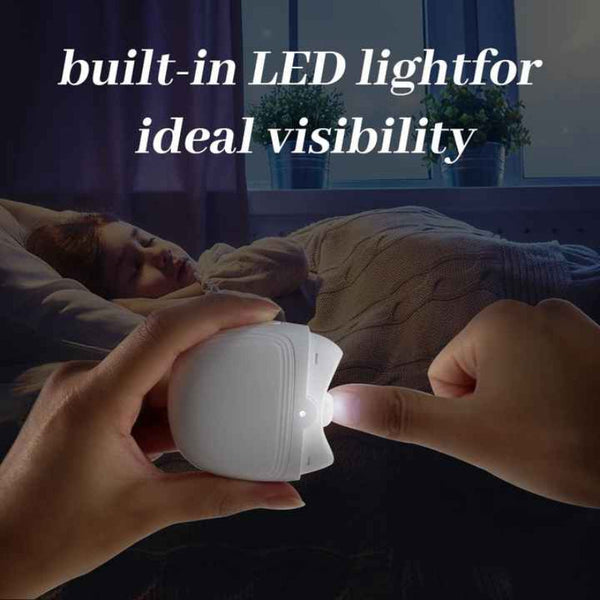 Elosung Light Green Automatic Electric Nail Trimmer With Led Rechargeable Clipper And File For Adults & Kids Portable Care Device Electric Files & Too