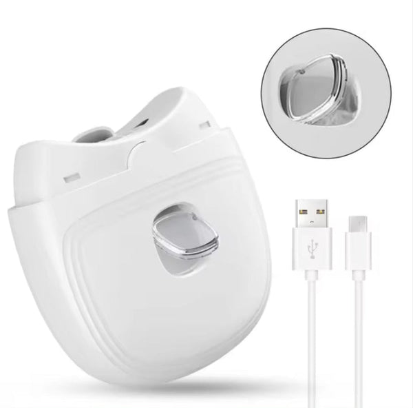 Elosung Light Green Automatic Electric Nail Trimmer With Led Rechargeable Clipper And File For Adults & Kids Portable Care Device Electric Files & Too