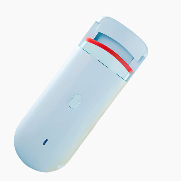 Elosung Light Blue Electric Heated Eyelash Curler Portable Rechargeable Lash Long Lasting Curling Tool Eyelash Tools