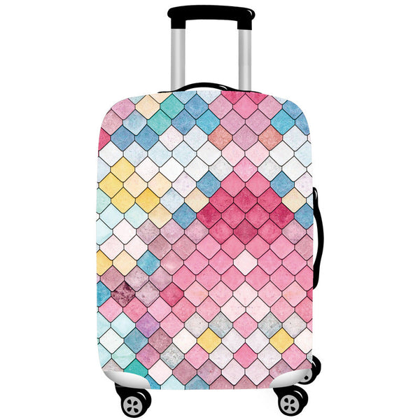 Xl 29 32 Inch Elastic Luggage Cover With Zipper Travel Suitcase Protector Scratch Resistant Other Luggage