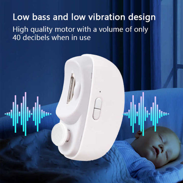 Elosung Purple Automatic Electric Nail Clipper & Grinder Multi Functional Safe Trimmer For Adults Kids Electric Files & Tools