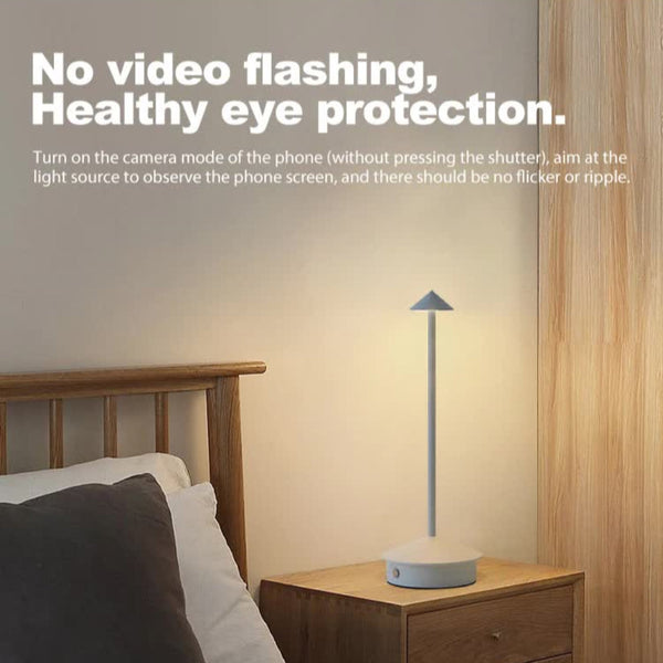 Elosung Brown Modern Minimalist Aluminum Led Mushroom Night Light Creative Bedside Atmosphere Lamp For Dining Room And Bedroom Night Lights