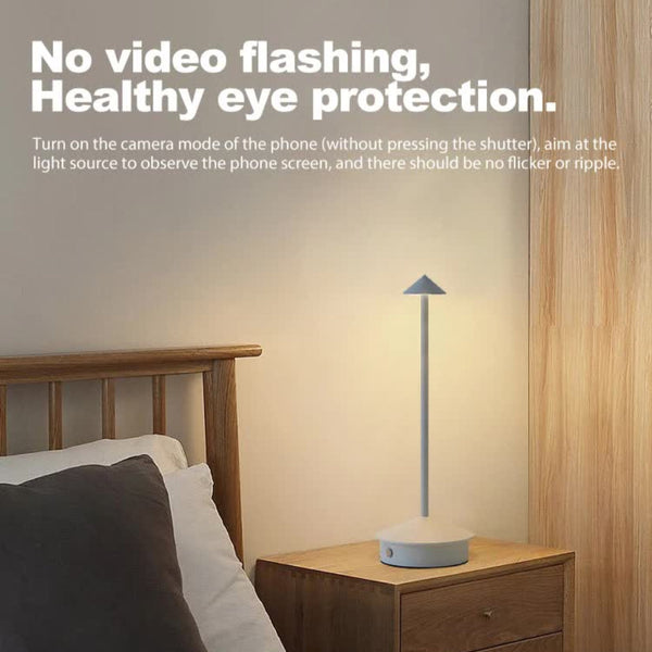 Elosung Pink Modern Minimalist Aluminum Led Mushroom Night Light Creative Bedside Atmosphere Lamp For Dining Room And Bedroom Night Lights